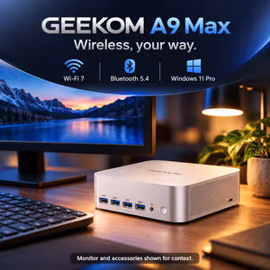 GEEKOM A9 Max Mini PC Ryzen AI 9 HX370, 32GB, 1TB - image 5