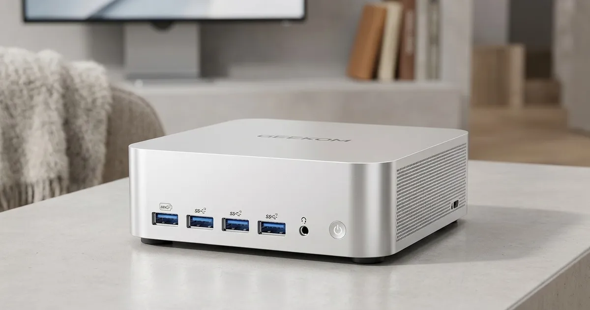 GEEKOM A9 Max Mini PC Ryzen AI 9 HX370, 32GB, 1TB | Evetech