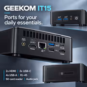 GEEKOM IT15 AI Mini PC Ultra 9-285H, 32GB DDR5, 1TB - image 4