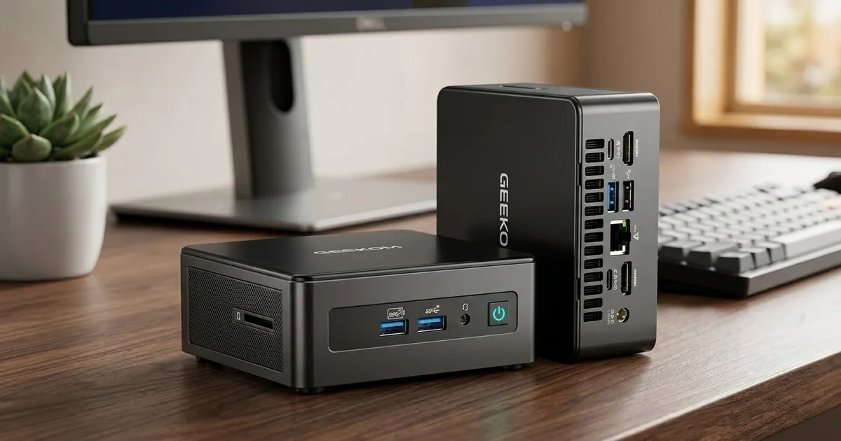 GEEKOM IT15 AI Mini PC Ultra 9-285H, 32GB DDR5, 1TB | Evetech