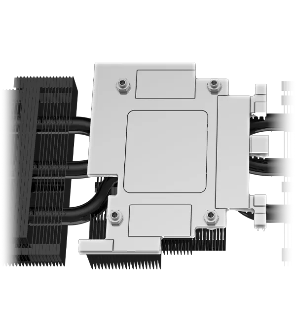 Nickel-Plated Copper Baseplate for RTX 5070 Ti Shadow