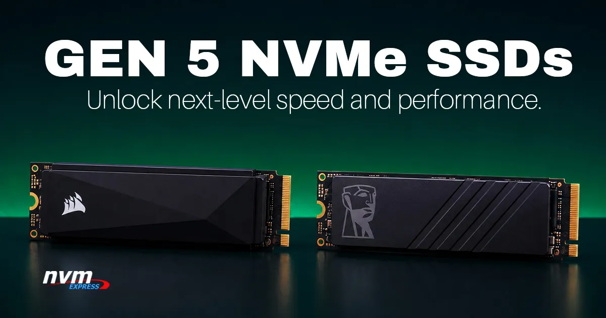 Buy GEN 5 NVMe SSDs - Ultra Fast Storage Solutions | Evetech