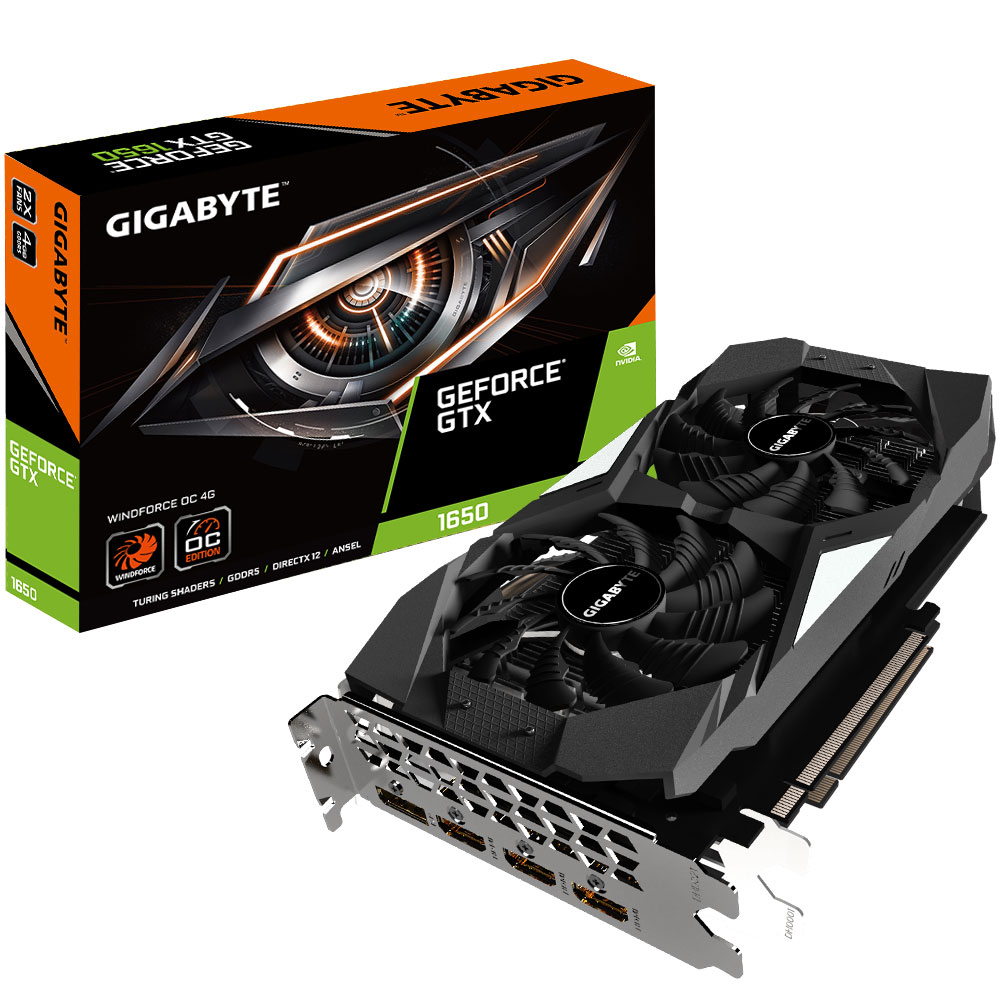 Gigabyte GTX 1650 Windforce OC 4GB Graphics Card - Best Deal