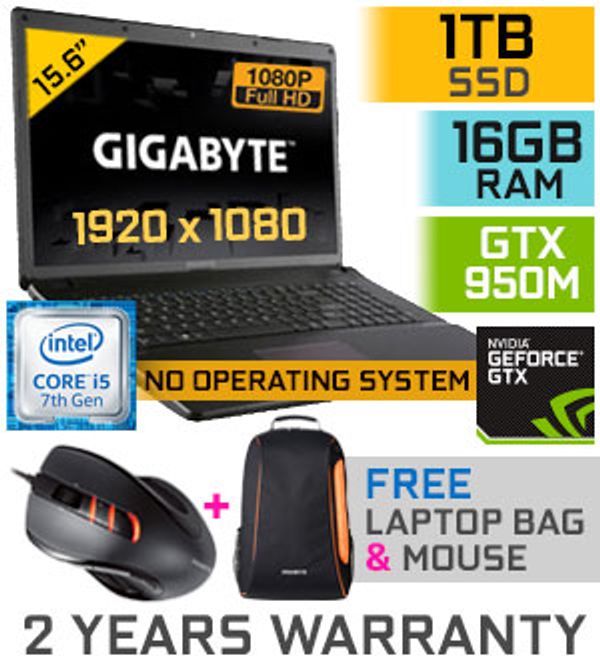 Gigabyte P15F R7 i5 Laptop With 1TB SSD & 16GB RAM - image 1 Gigabyte P15F R7 i5 Laptop With 1TB SSD & 16GB RAM - image 1