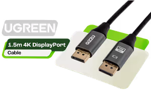 GIZZU 1.5m 4K DisplayPort Cable 4K@60Hz 21.6Gbps - image 1