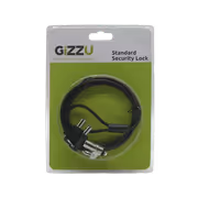GIZZU GCTKLMK 1.8m T-Bar Laptop Cable Lock – Pull-Resistant Security - image 4