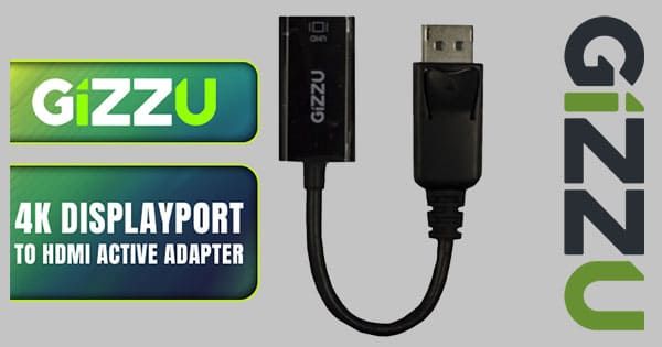 Gizzu 4K DisplayPort to HDMI Active Adapter - Open Box Deal