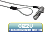 Gizzu Cbl Lock Nano GSCNC – Reinforced Cable Combination Lock - image 1
