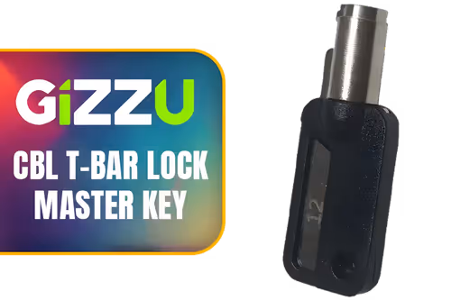 GIZZU CBL T-Bar Lock Master Key - Image 1