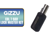 GIZZU CBL T-Bar Lock Master Key GCTKLMK-MKEY - image 1