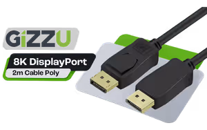 Gizzu GCPDPDP2 8K DisplayPort 2m Cable (60Hz) - image 1