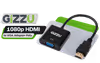 GIZZU 1080p HDMI to VGA Adapter with 60Hz Conversion (Black) - image 1