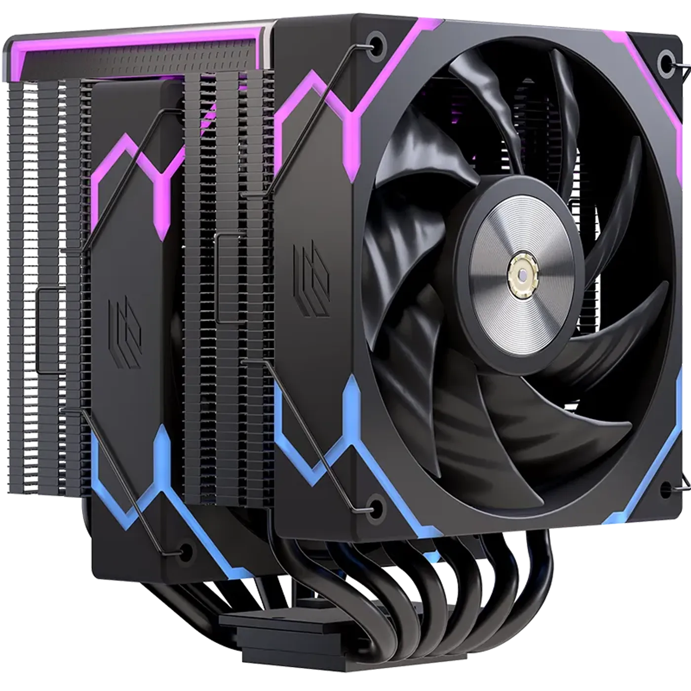 Close-up view of the high performance Hydro Dynamic Bearing fan on the cooler
