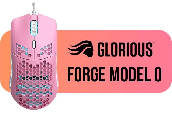 Glorious Forge Model O Minus Mouse - Matte Pink