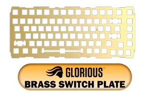 Glorious GMMK Pro Brass Switch Plate Glorious GMMK Pro Brass Switch Plate - Image 1