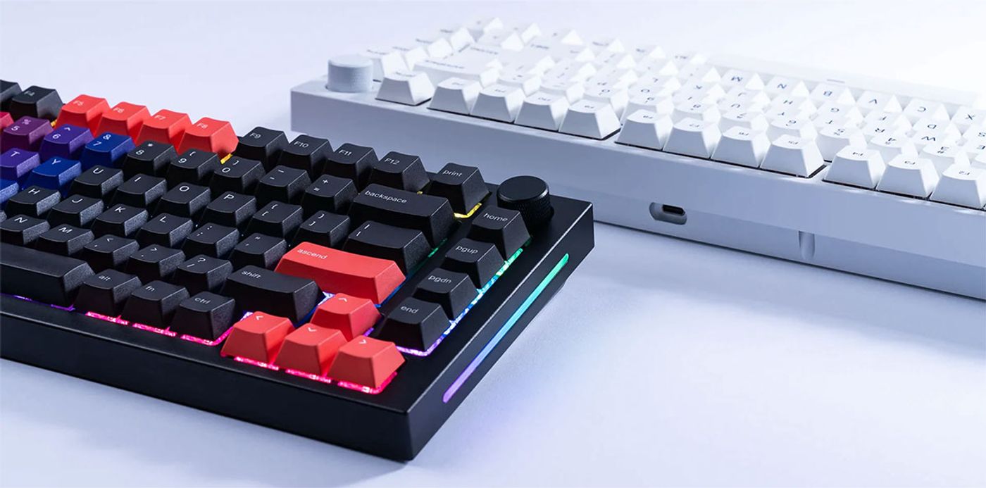 Close view of the finish and construction on the GMMK Pro