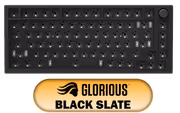 Glorious GMMK Pro 75% Gasket Gaming Keyboard - Black Slate - image 1