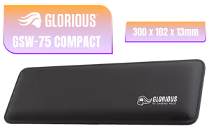 Glorious GSW 75 Keyboard Wrist Rest Black Glorious GSW 75 Keyboard Wrist Rest Black - Image 1