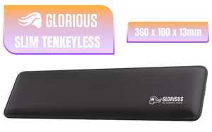 Glorious GSW 87 Keyboard Wrist Rest Black Glorious GSW 87 Keyboard Wrist Rest Black - Image 1