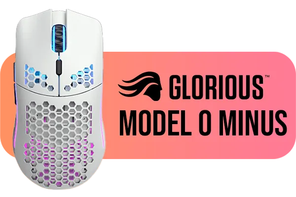 Glorious Model O Minus Wireless Mouse - Matte White