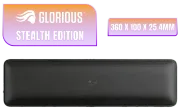 Glorious GWR-87-STEALTH TKL Wrist Rest – Padded Cloth - image 1