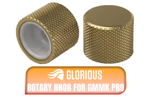 Glorious Rotary Nnob for GMMK Pro - Gold Glorious Rotary Nnob for GMMK Pro - Gold - Image 1