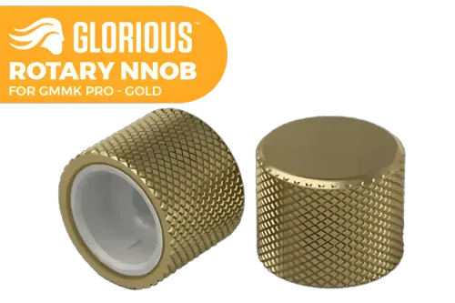 Glorious Rotary Nnob for GMMK Pro - Gold Glorious Rotary Nnob for GMMK Pro - Gold - Image 1