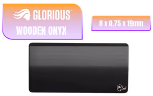 Glorious Wooden Mouse Wrist Rest Onyx Black Glorious Wooden Mouse Wrist Rest Onyx Black - Image 1