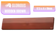 Glorious GV-100-BROWN Wooden Wrist Rest 17.5x4 in - image 1
