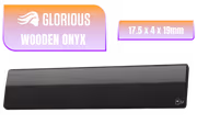 Glorious GV-100-DARK Wooden Wrist Rest 17.5x4 onyx - image 1