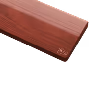 Glorious GV-100-BROWN Wooden Wrist Rest 17.5x4 in - image 6