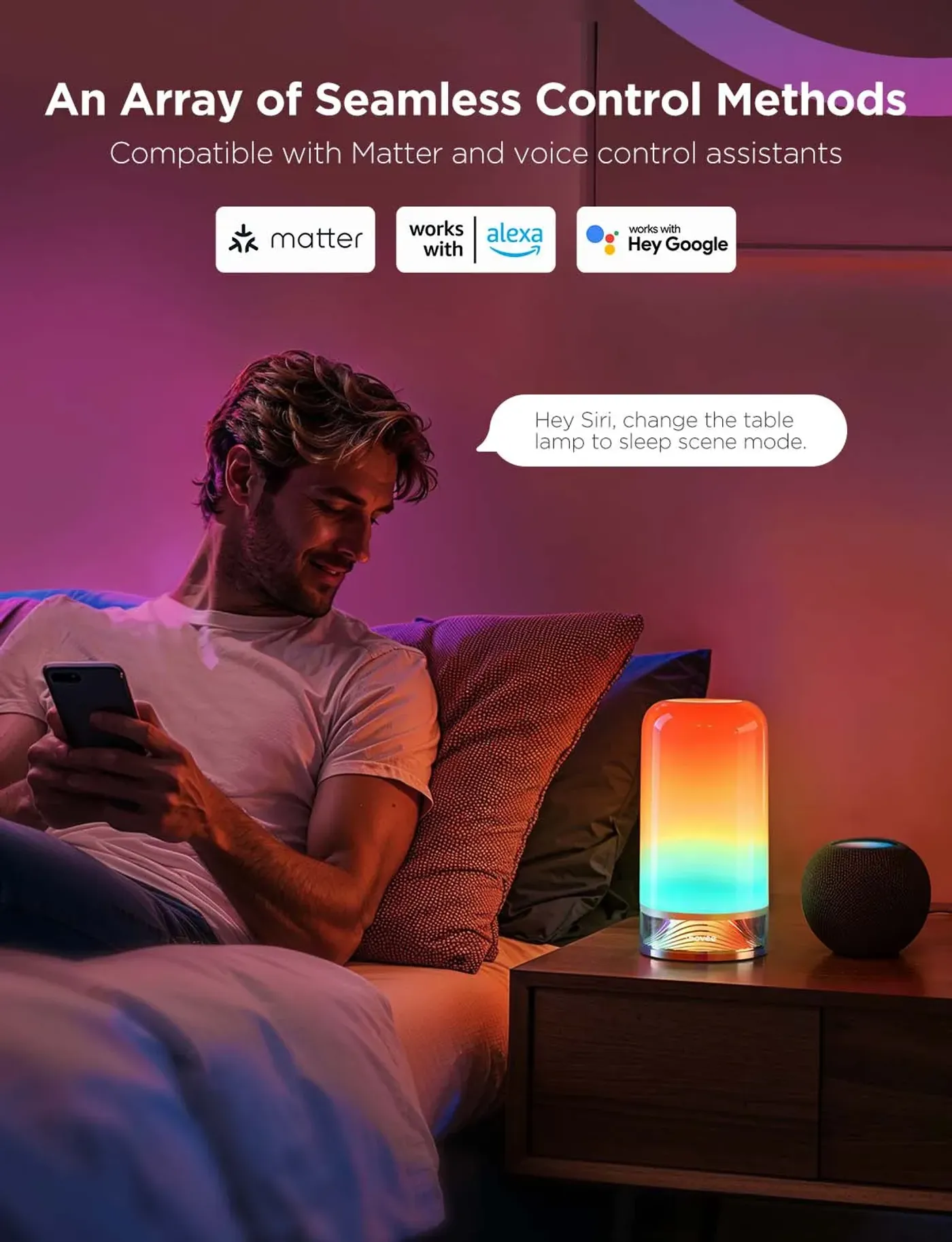 Smart App, Voice and On-Device Control