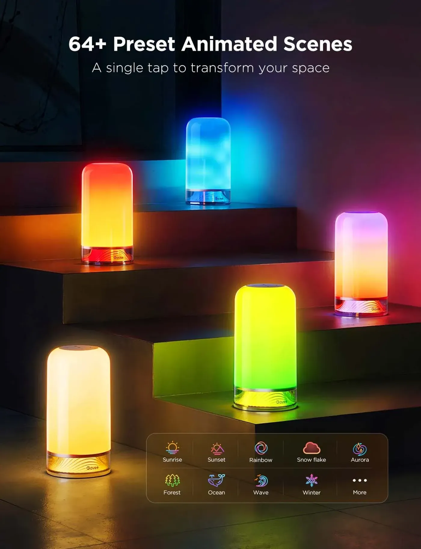 60+ Scene Modes and 16 Million Colours