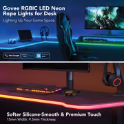 GOVEE H61C33D1 Neon Gaming Table Light – 3m RGBIC, 42 Zones - image 10