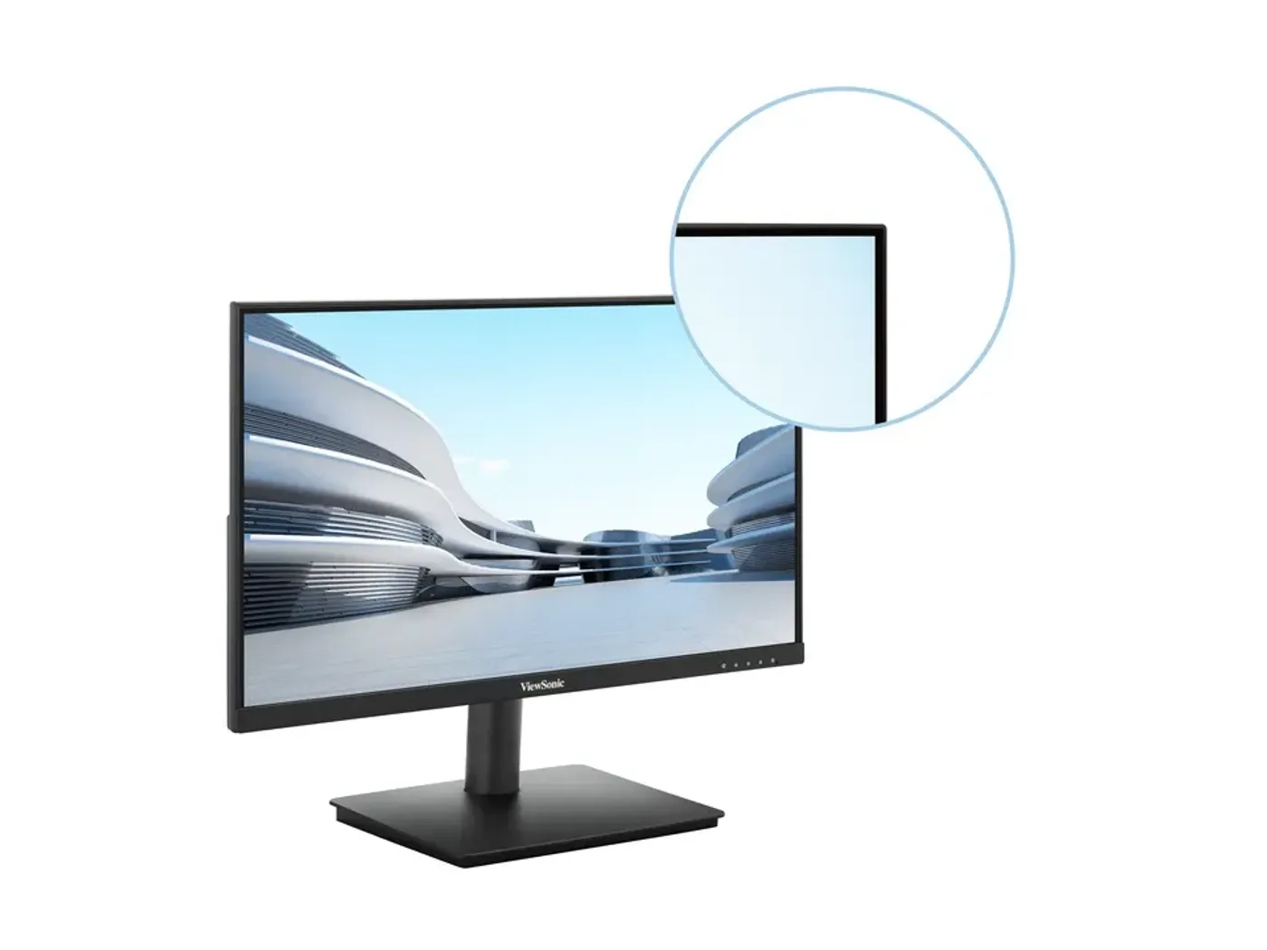 3-side borderless monitor design for seamless viewing and multi-monitor setups