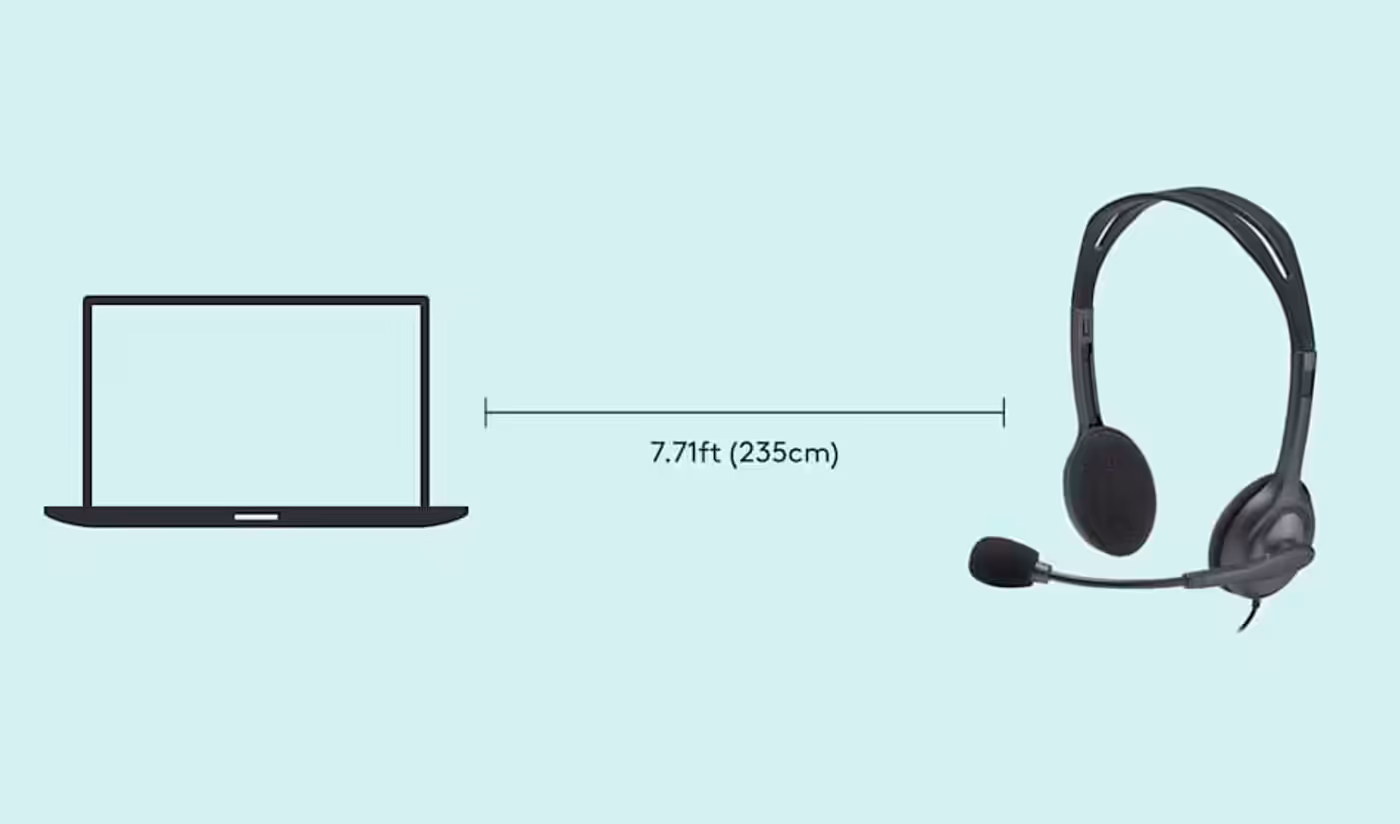 H111 multi-device headset offering extended reach and flexibility