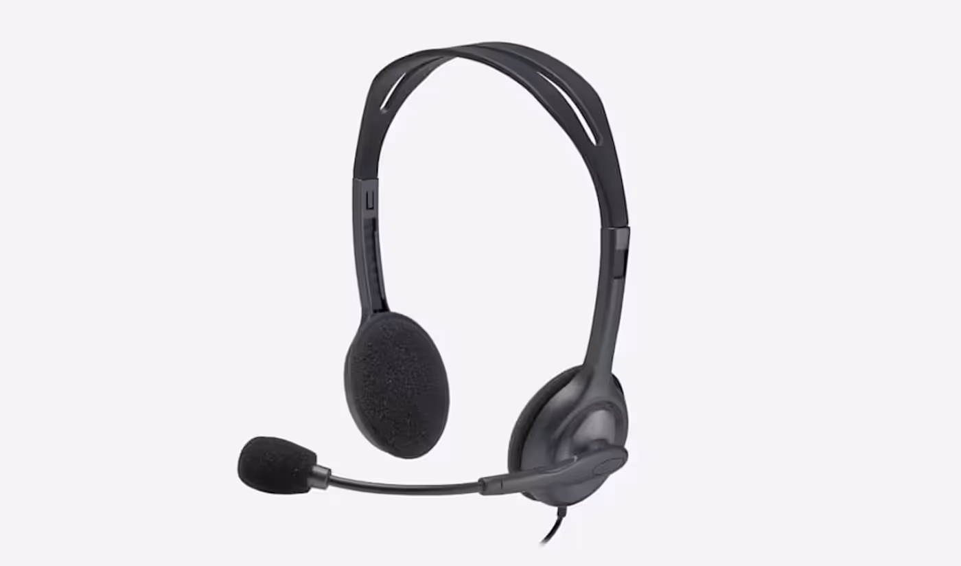 Stereo sound headset delivering clear audio for music, games, and calls