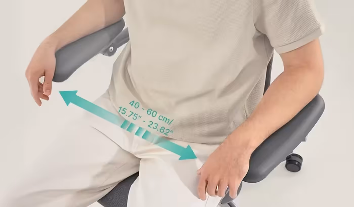 Video demonstrating the dual-axis pivot and 95-degree flip-up motion of the BiPivot 5D Armrests.