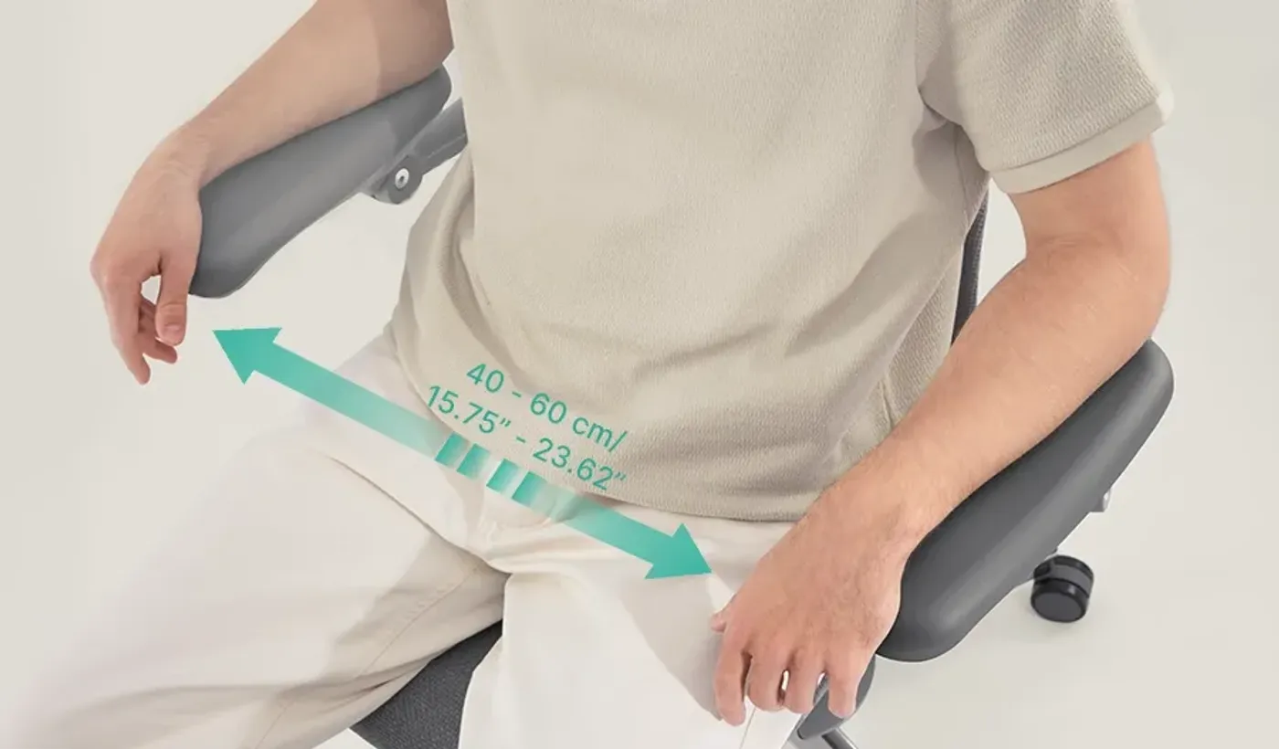 Video demonstrating the dual-axis pivot and 95-degree flip-up motion of the BiPivot 5D Armrests.