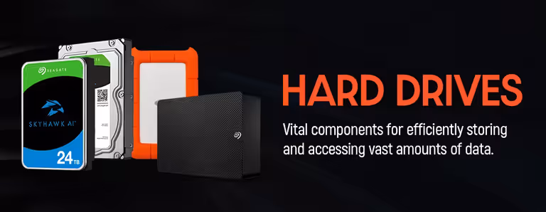 Hard Drives — Internal & External Storage Hard Drives — Internal & External Storage