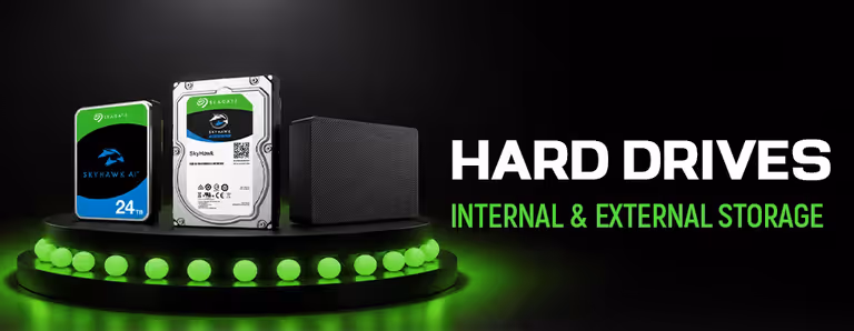 Hard Drives — Internal & External Storage Hard Drives — Internal & External Storage