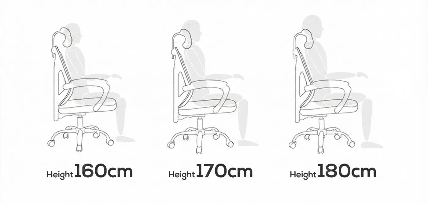 Thickened steel chassis mechanism beneath the HBADA P Series seat