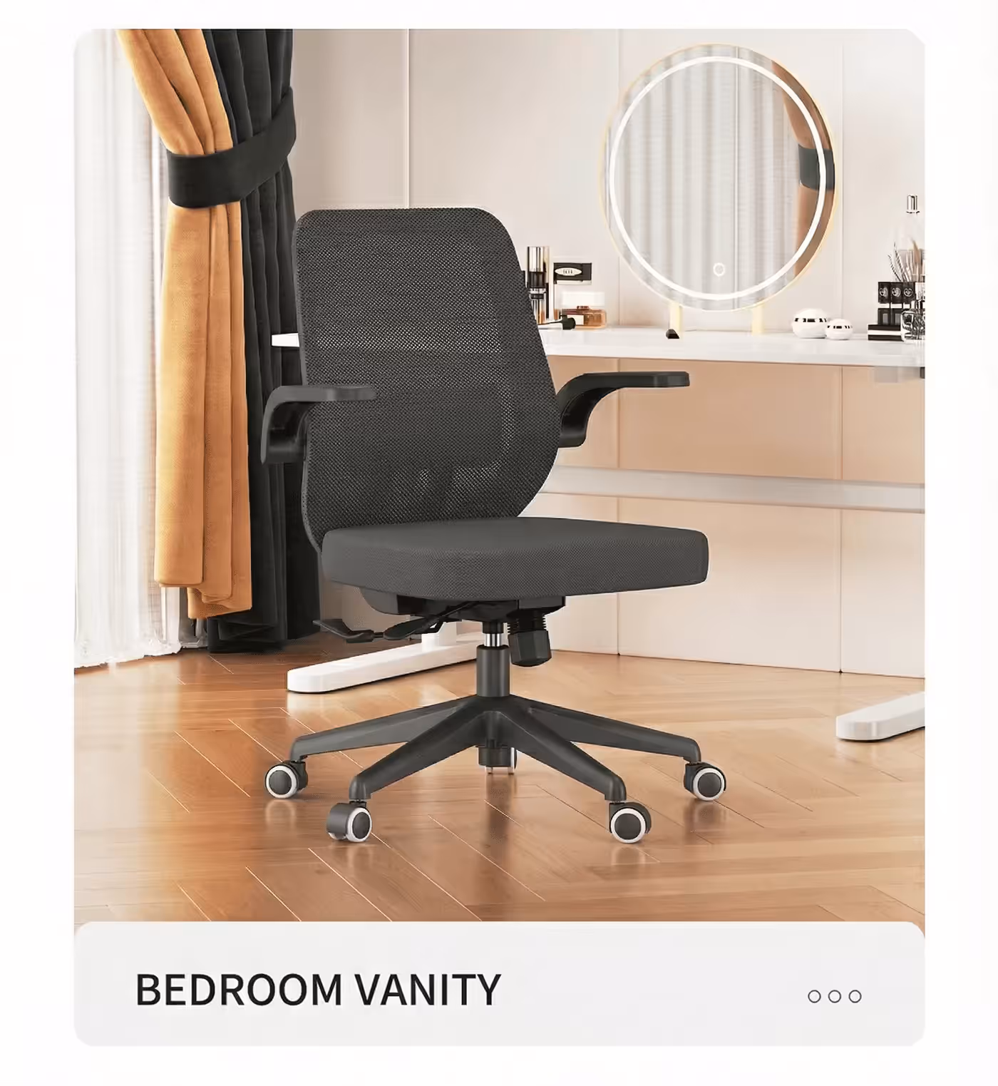 HBADA J101 chair seat raised on its gas lift