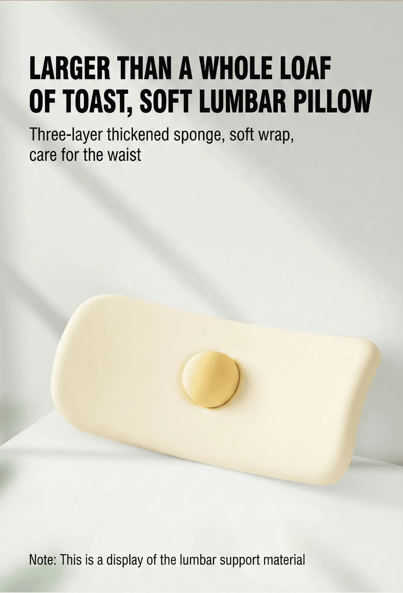 High-elastic foam seat cushion of the white HBADA J101
