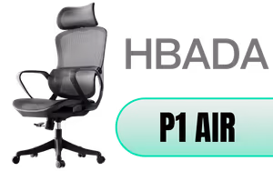 hbada-p1-air-ergonomic-office-chair-black - Image 1