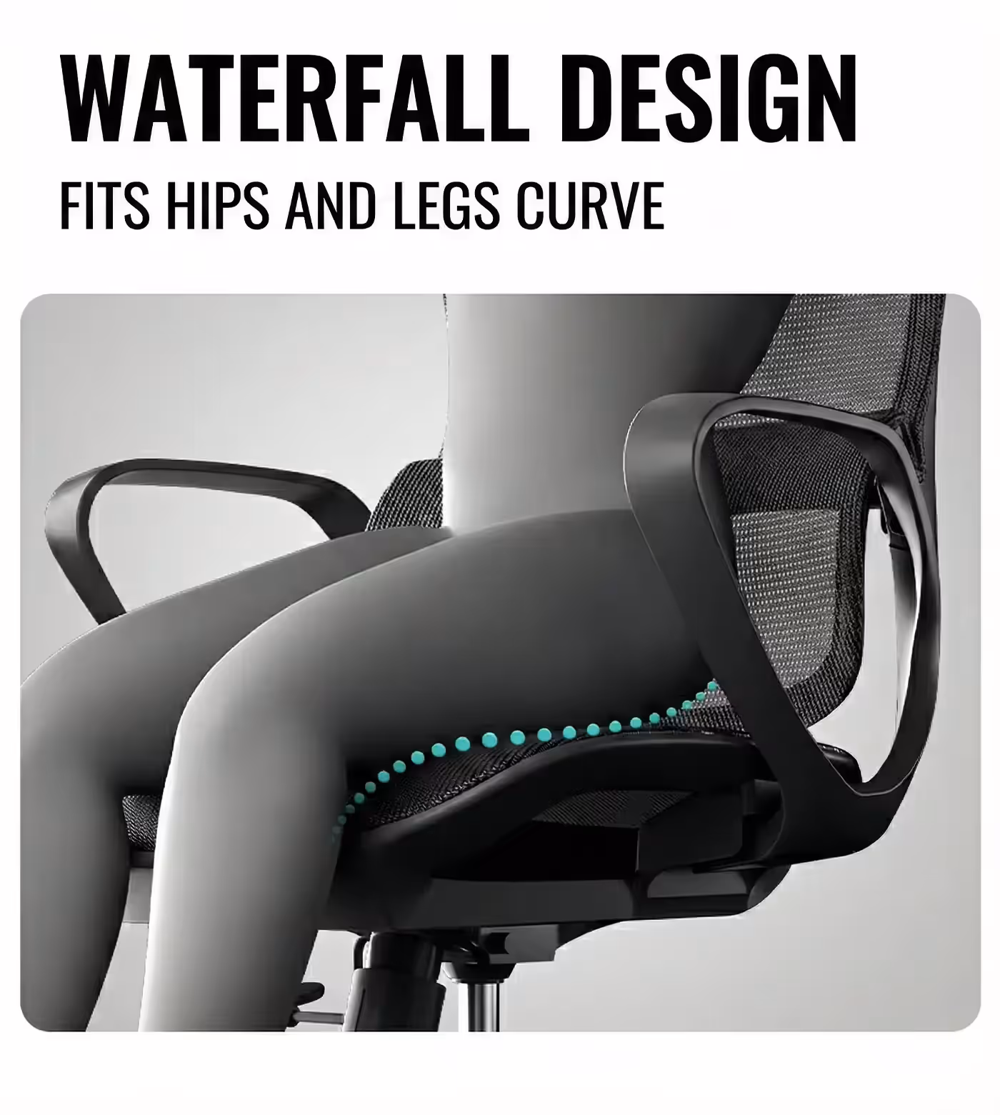 Special mesh backrest of the HBADA P1 Air chair