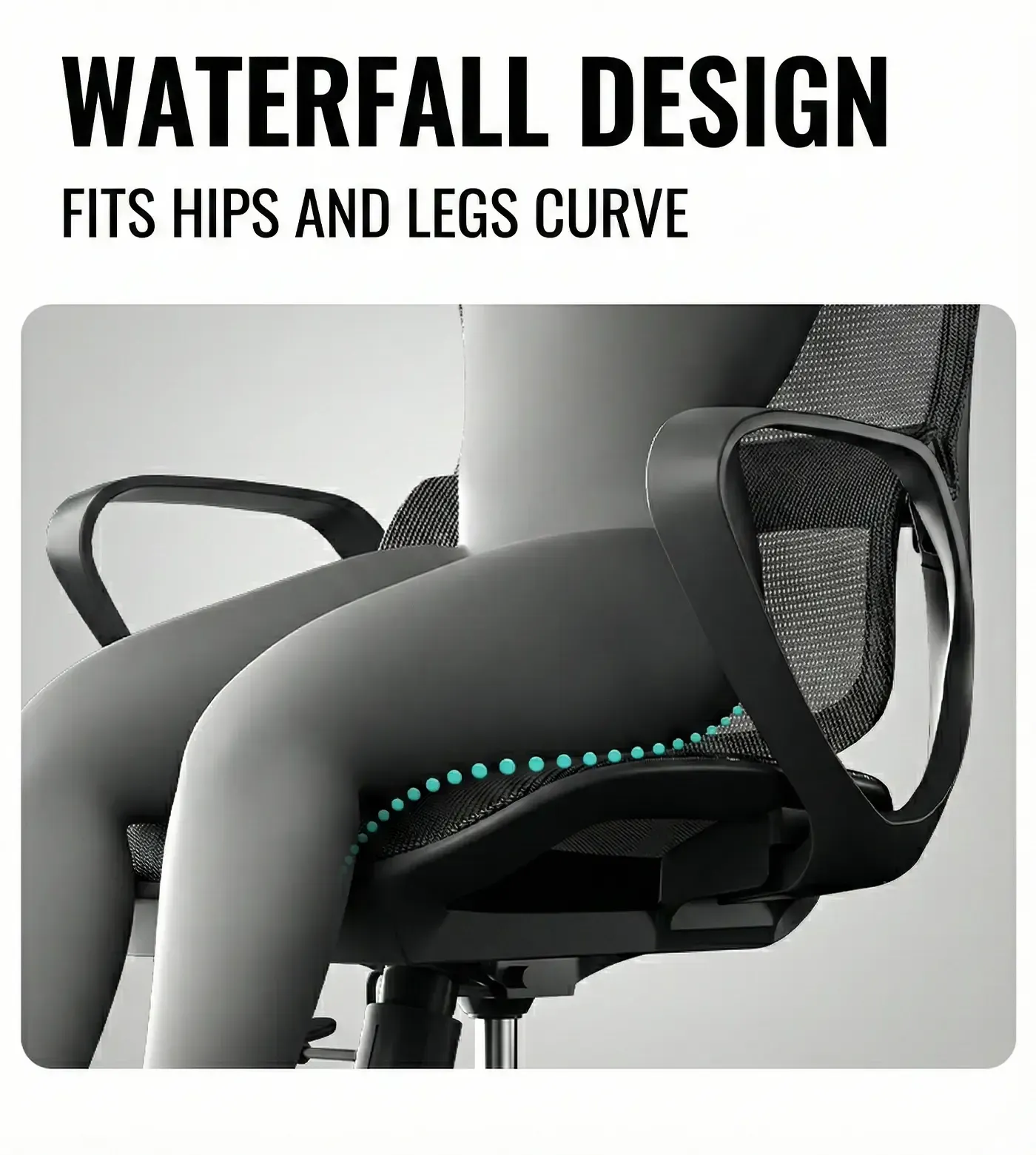 Special mesh backrest of the HBADA P1 Air chair
