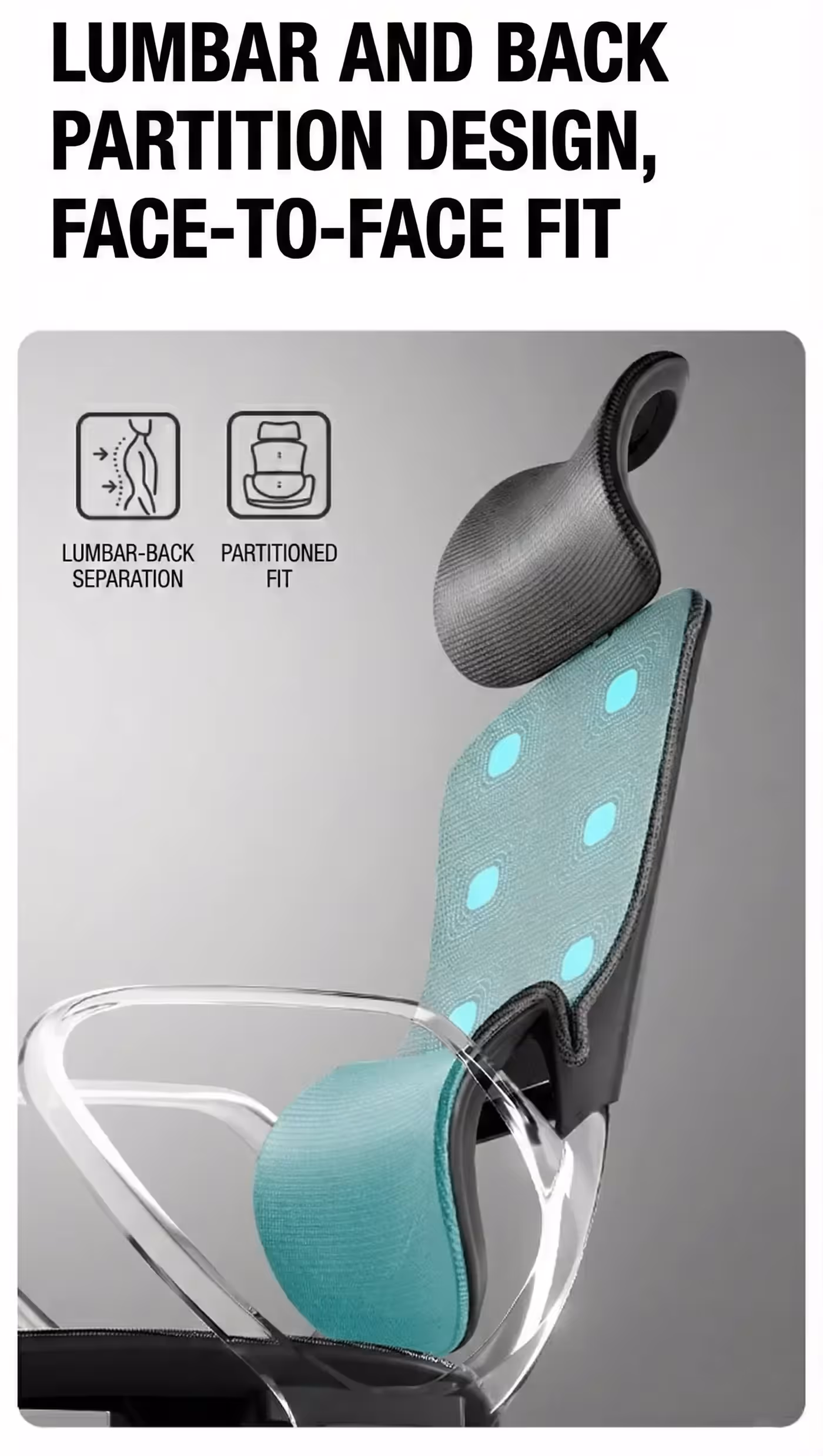 Fabric and sponge padded seat of the HBADA P1 Air