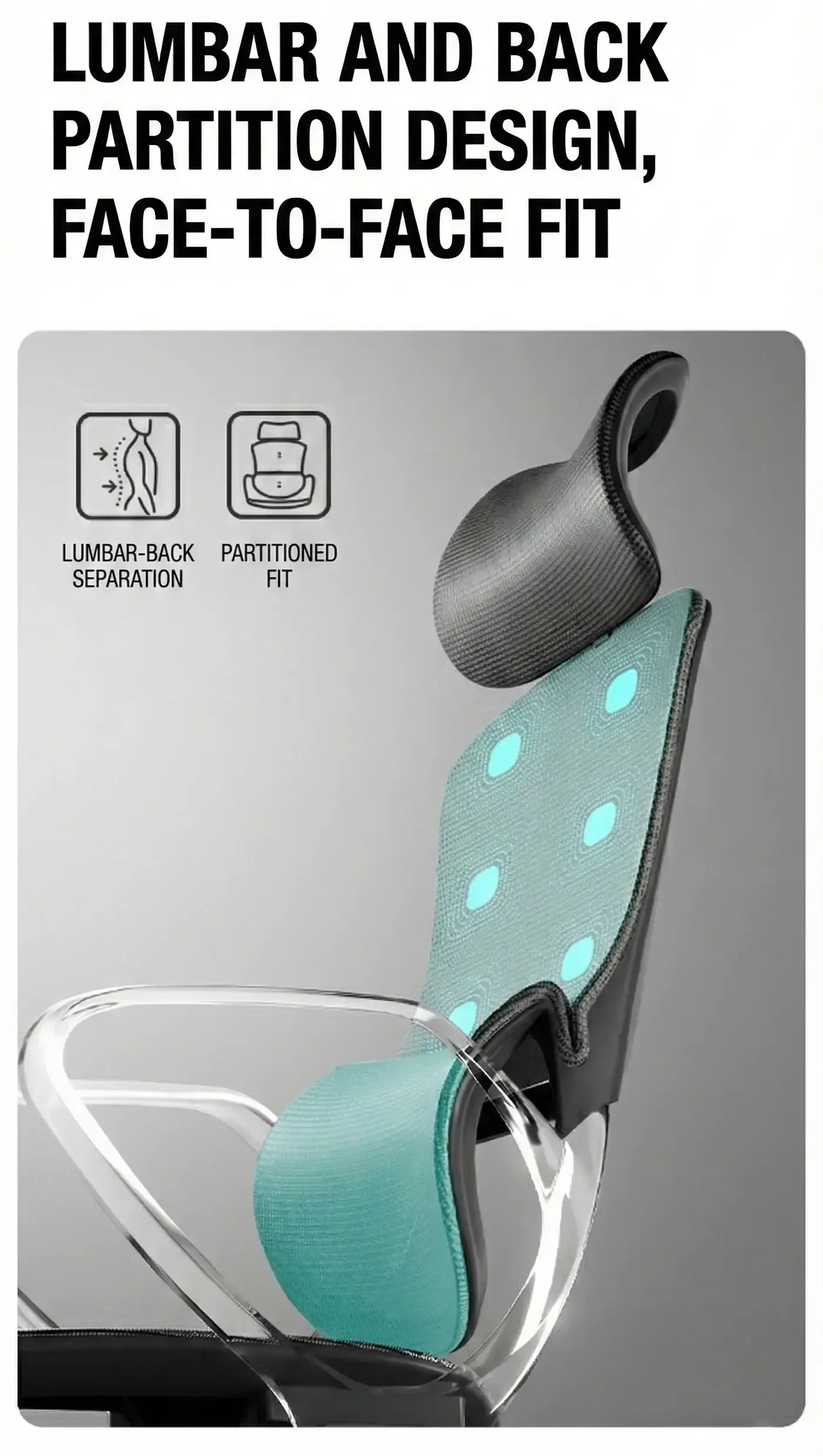 Fabric and sponge padded seat of the HBADA P1 Air