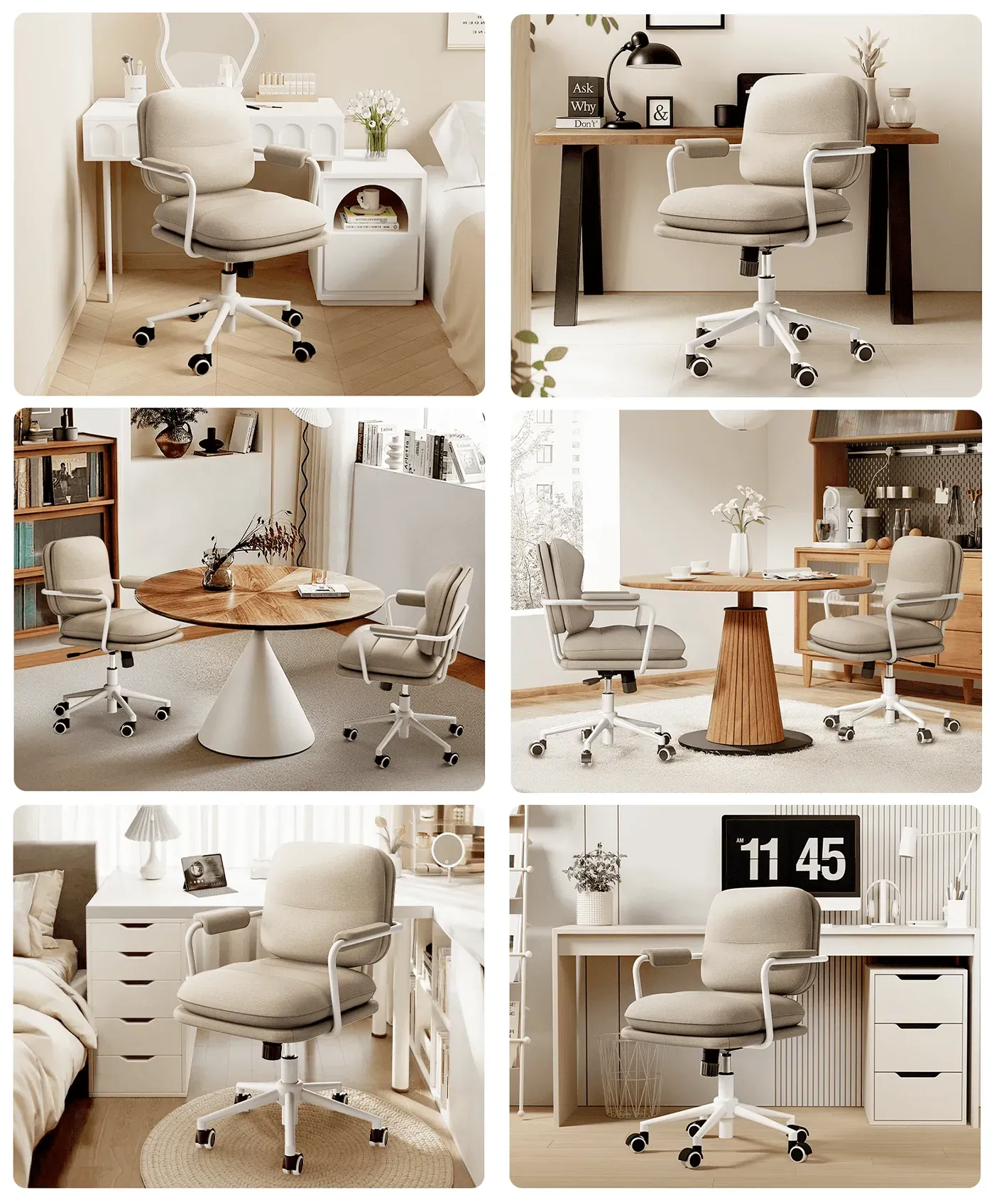 HBADA R1 leather office chair positioned at a desk